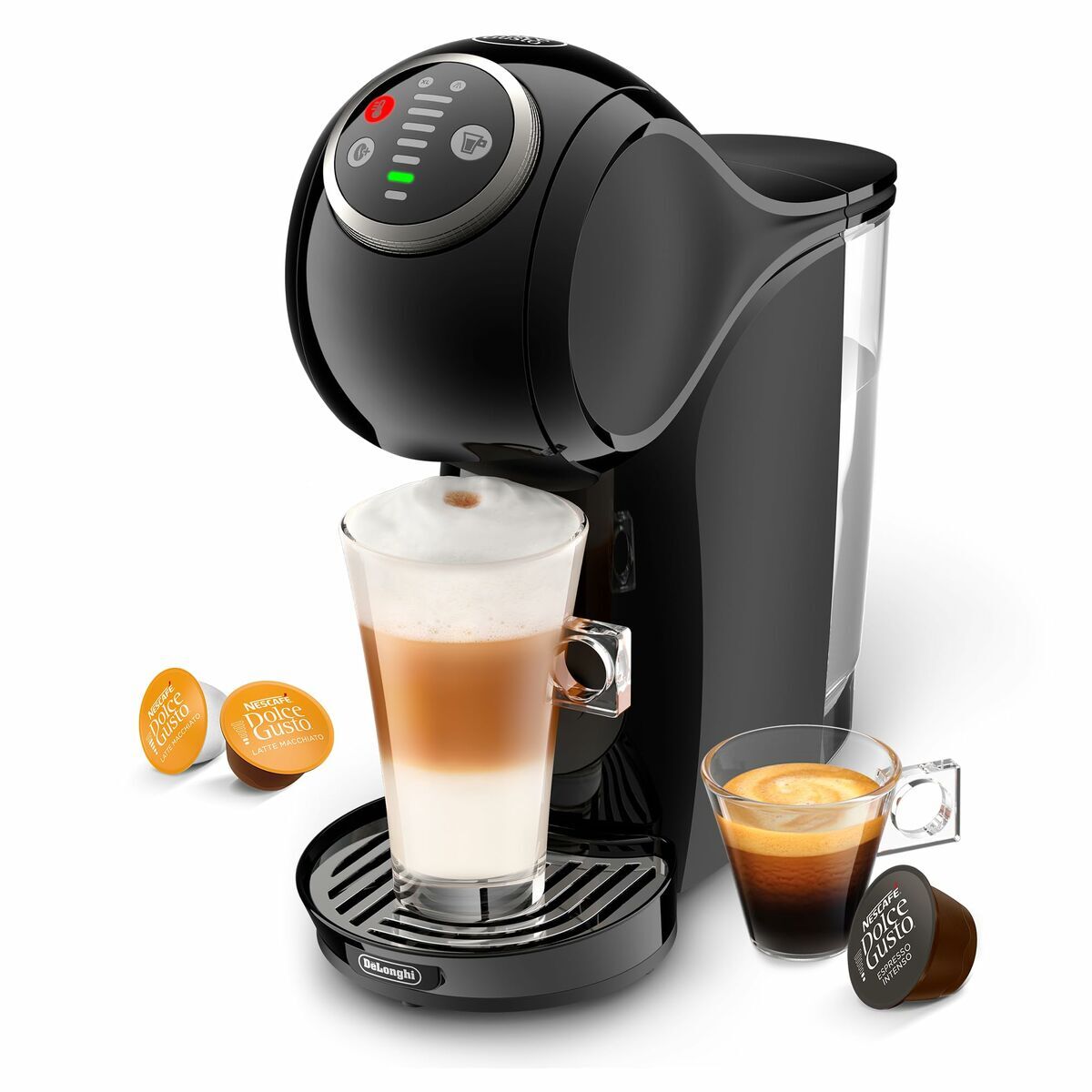 Kapselkaffemaskine DeLonghi Genio S Plus Sort