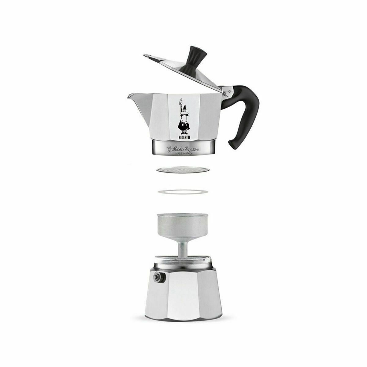 Italiensk Kaffekande Bialetti 0001163 Aluminium 6 Kopper