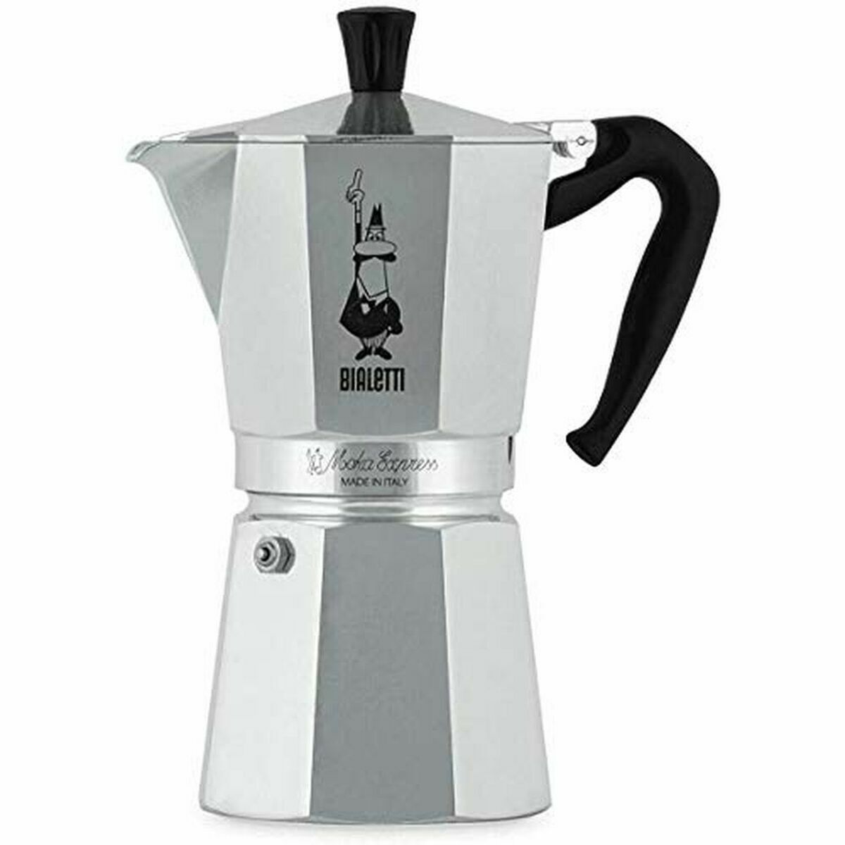 Italiensk Kaffekande Bialetti 0001165/X4 Sølvfarvet Metal Rustfrit stål Aluminium 1 L