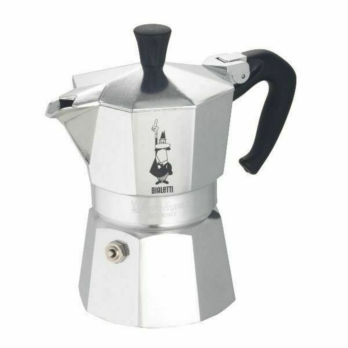 Italiensk Kaffekande Bialetti 0001165/X4 Sølvfarvet Metal Rustfrit stål Aluminium 1 L