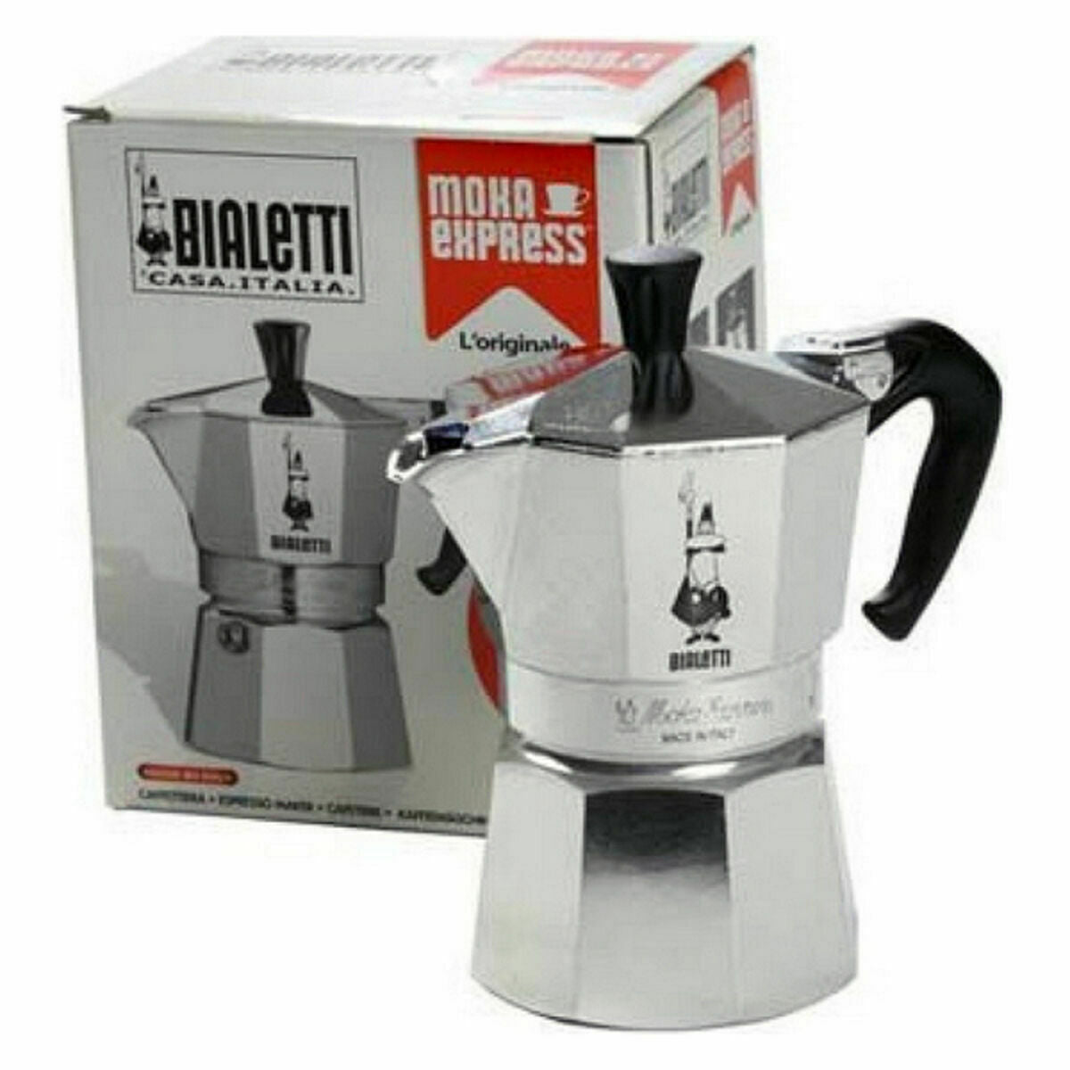 Italiensk Kaffekande Bialetti 0001166/MR Sølvfarvet Aluminium 12 Skodelice