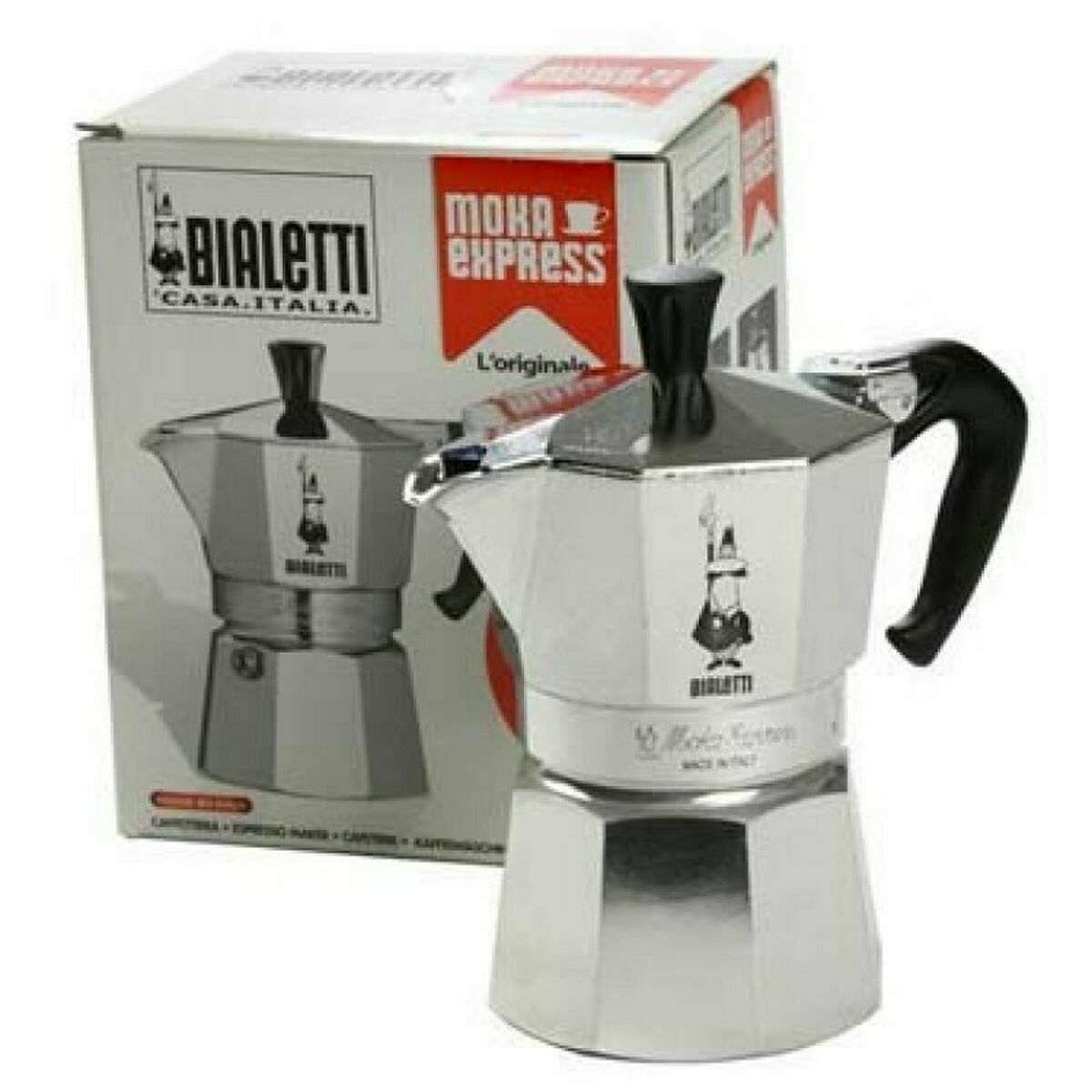 Italiensk Kaffekande Bialetti 0001166/MR Sølvfarvet Aluminium 12 Skodelice