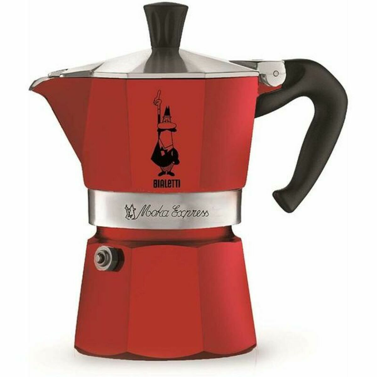 Italiensk Kaffekande Bialetti 0004942/NP 3 Skodelice Rød Aluminium