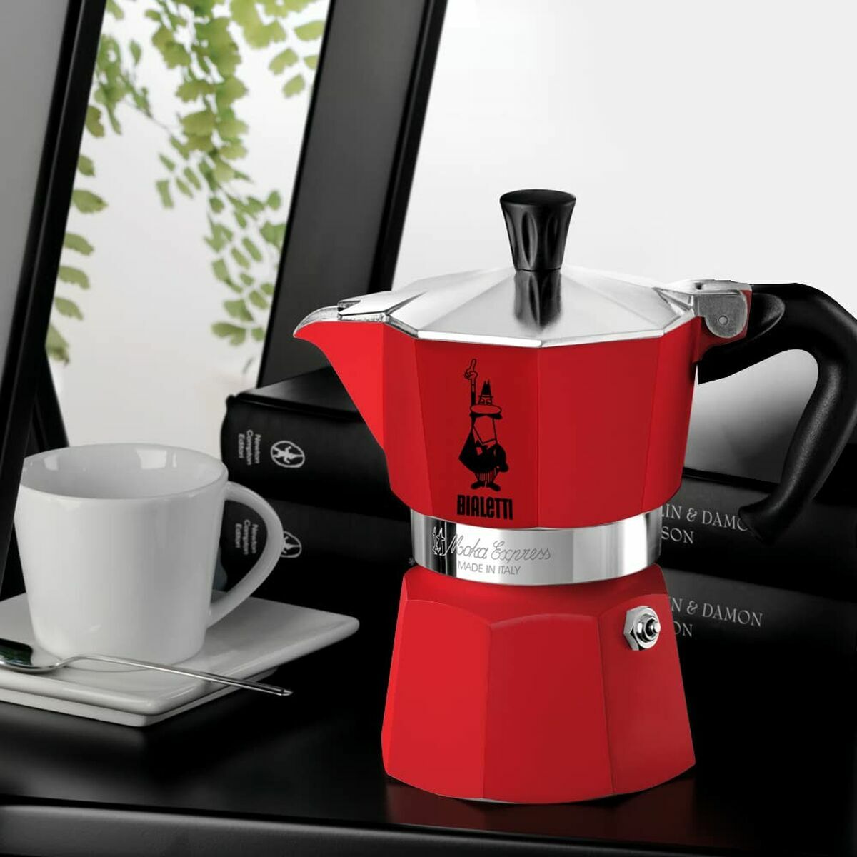 Italiensk Kaffekande Bialetti 0004943/NP Rød 6 Kopper