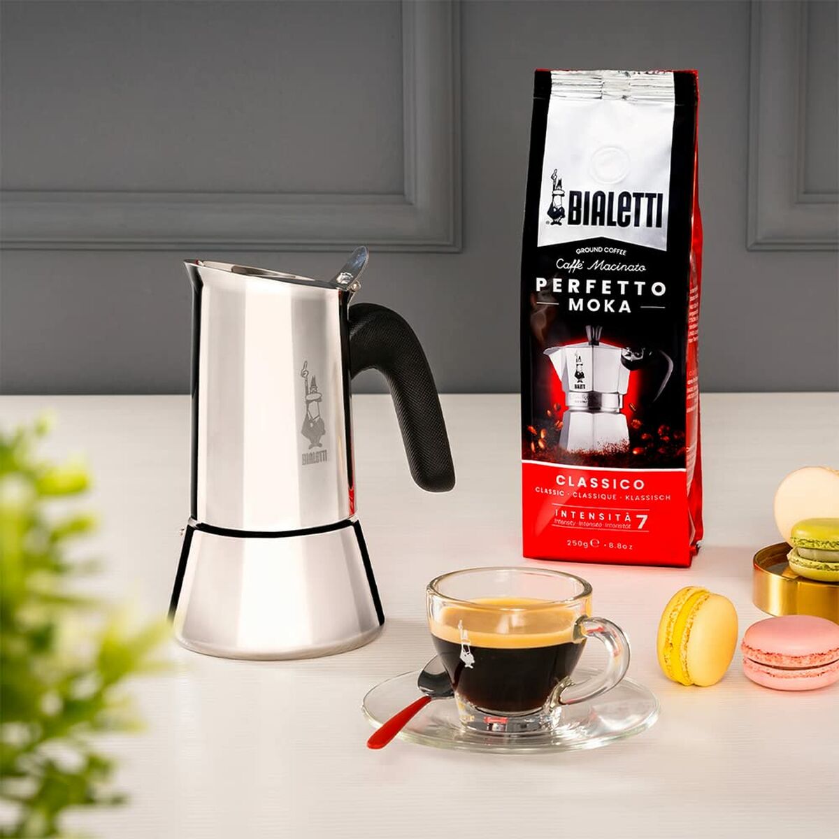 Italiensk Kaffekande Bialetti NEW VENUS Sølvfarvet Metal Rustfrit stål