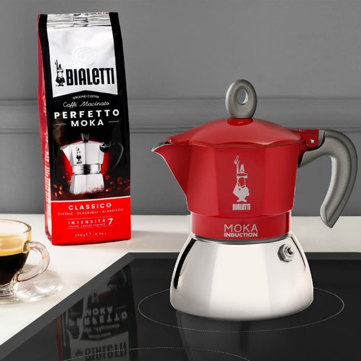 Italiensk Kaffekande Bialetti 0006946/NP Rød Metal