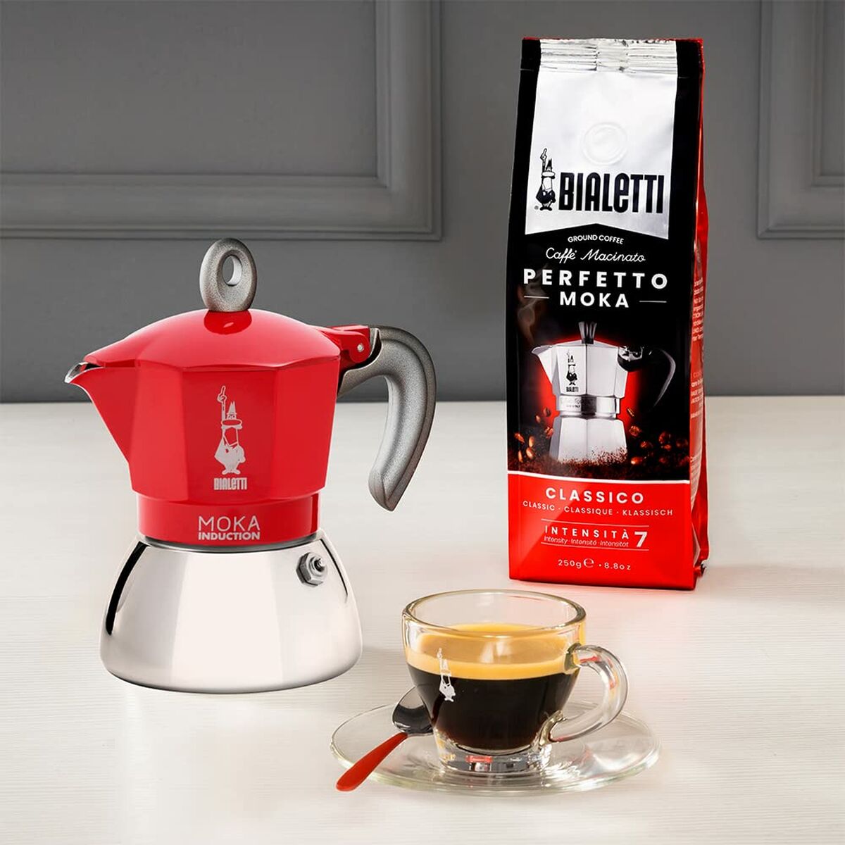 Italiensk Kaffekande Bialetti 0006946/NP Rød Metal