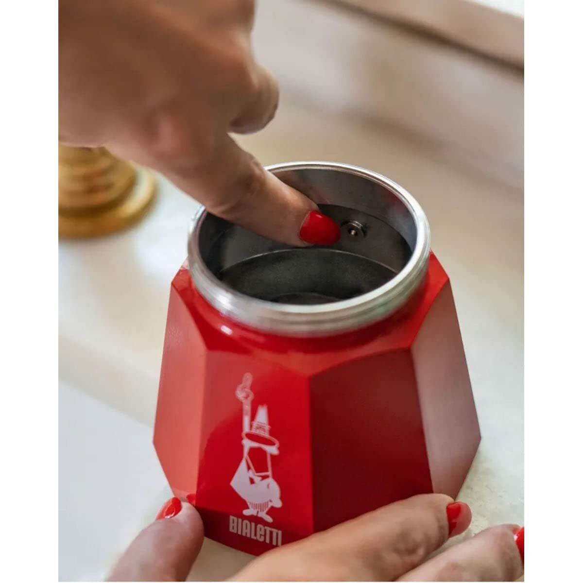 Italiensk Kaffekande Bialetti MOKA D&G Sølvfarvet Aluminium 6 Kopper