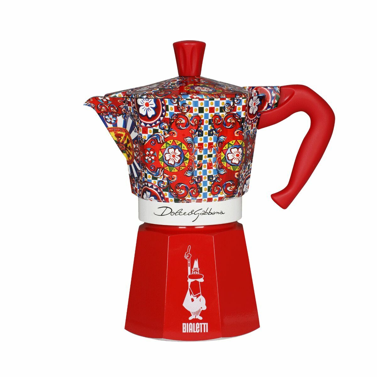 Italiensk Kaffekande Bialetti MOKA D&G Sølvfarvet Aluminium 6 Kopper