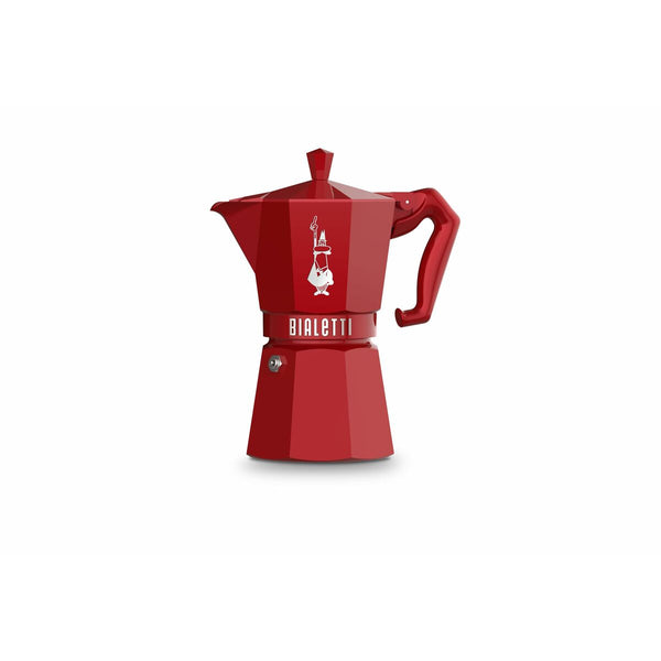 Italiensk Kaffekande Bialetti MOKA EXCLUSIVE Rød Aluminium 6 Kopper