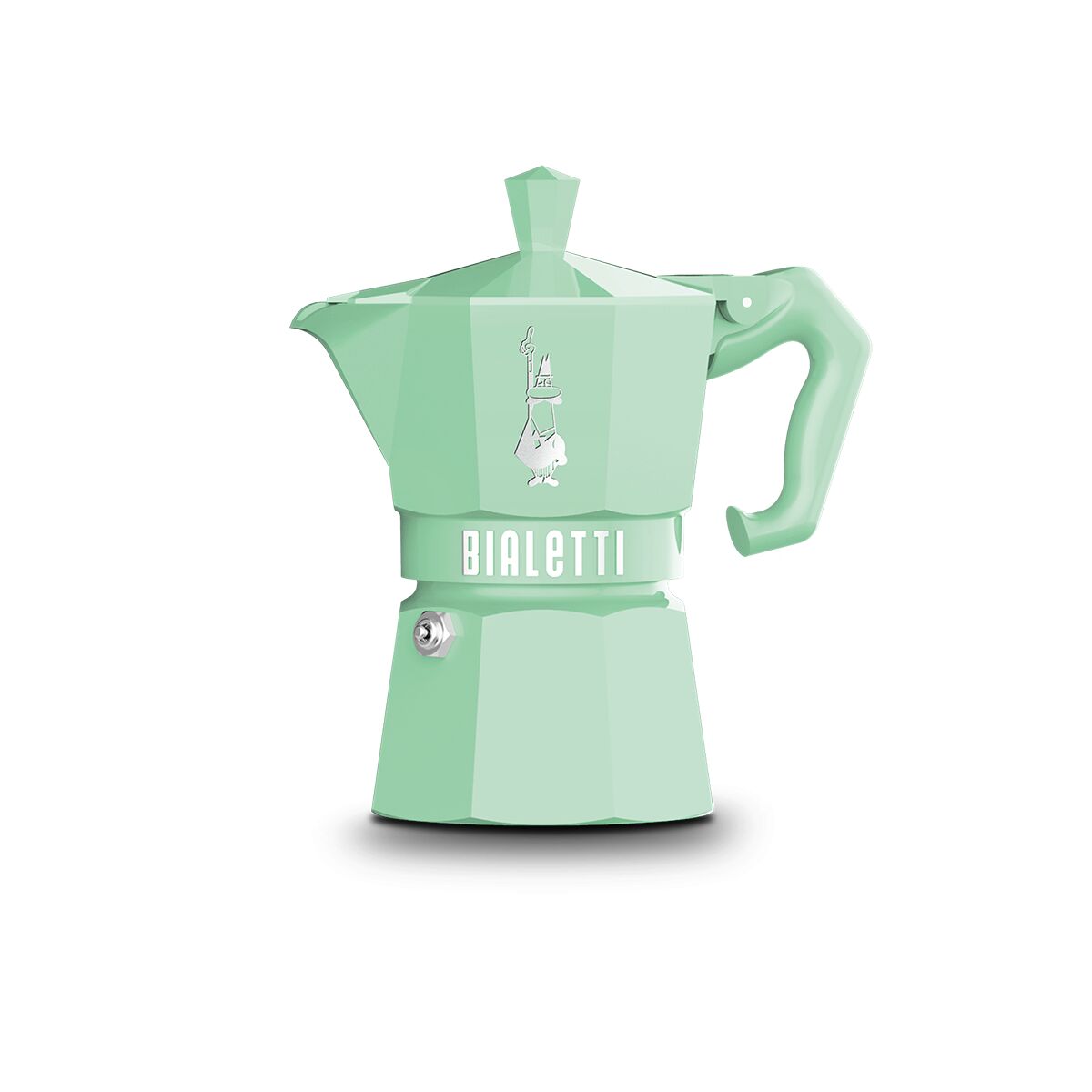 Italiensk Kaffekande Bialetti MOKA EXCLUSIVE GREEN 3T Grøn Aluminium 3 Skodelice