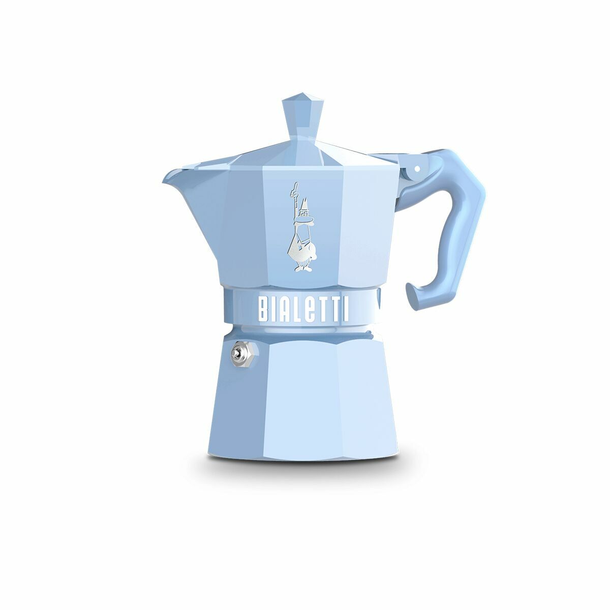 Italiensk Kaffekande Bialetti MOKA EXCLUSIVE Blå Aluminium 3 Skodelice