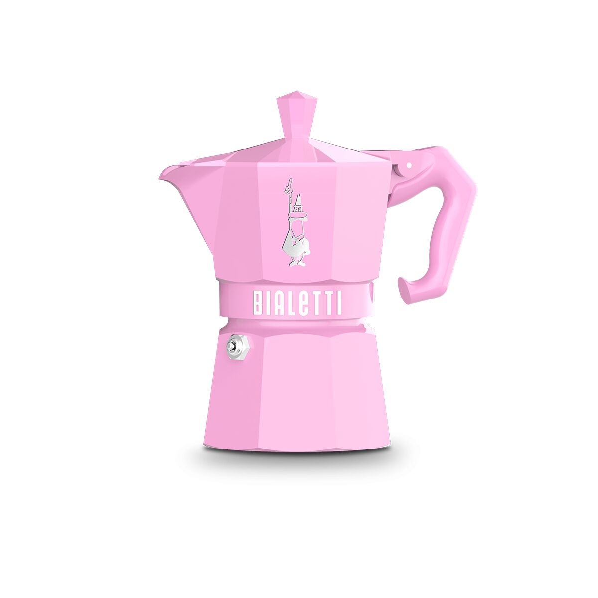 Italiensk Kaffekande Bialetti MOKA EXCLUSIVE 3T Pink Aluminium Bakelit 3 Skodelice
