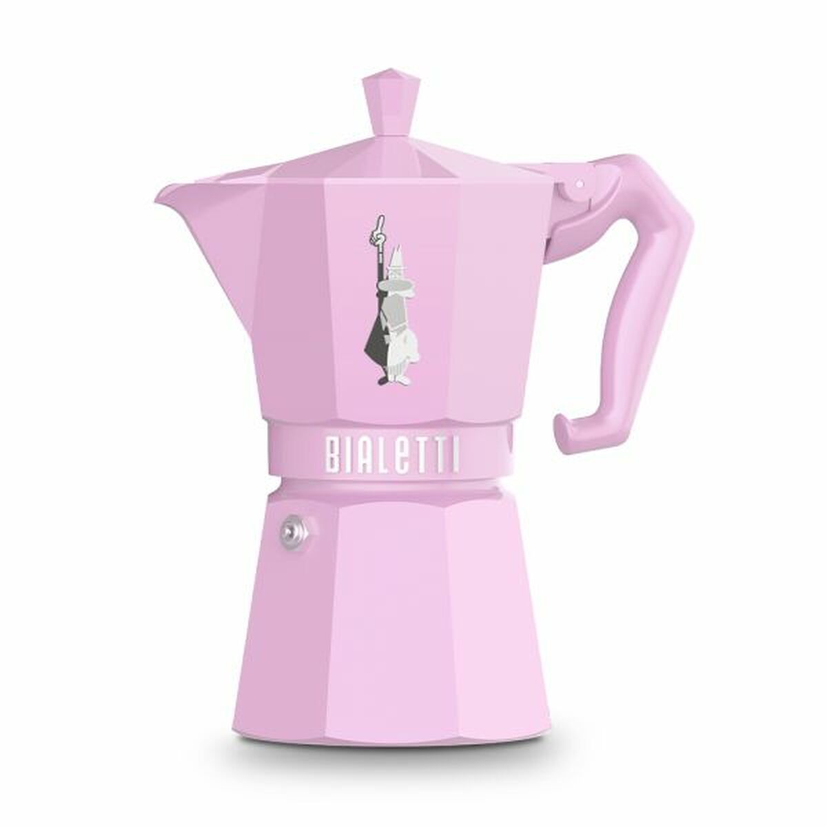 Italiensk Kaffekande Bialetti MOKA EXCLUSIVE Pink Aluminium 6 Kopper