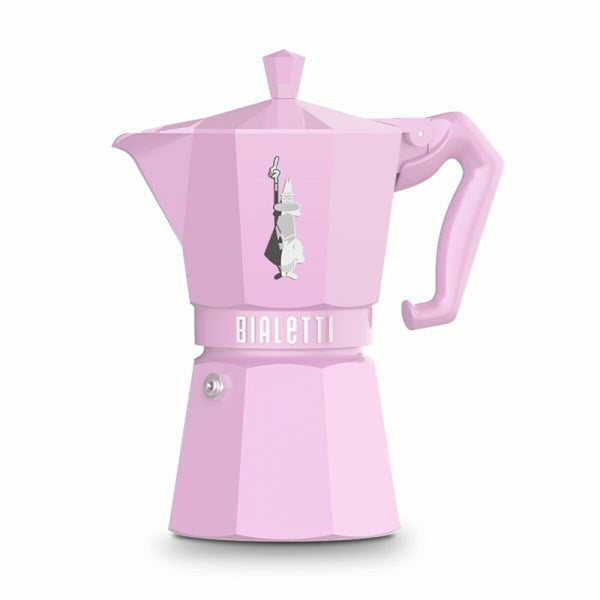Italiensk Kaffekande Bialetti MOKA EXCLUSIVE Pink Aluminium 6 Kopper