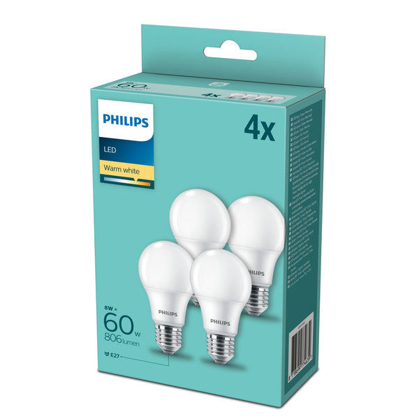 Philips LED-lyspære 8W F 806lumen 2700K Varmt hvidt lys