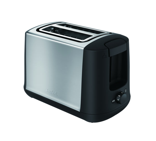 Tefal Confidence TT340830 Brødrister 850W Børstet rustfrit stål/sort