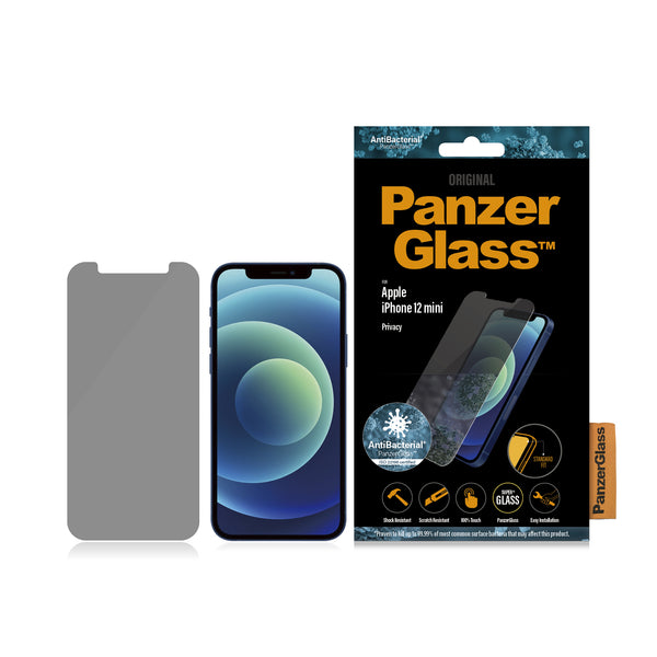 PanzerGlass Privacy Privatlivsfilterskærm Sort Transparent Apple iPhone 12 mini