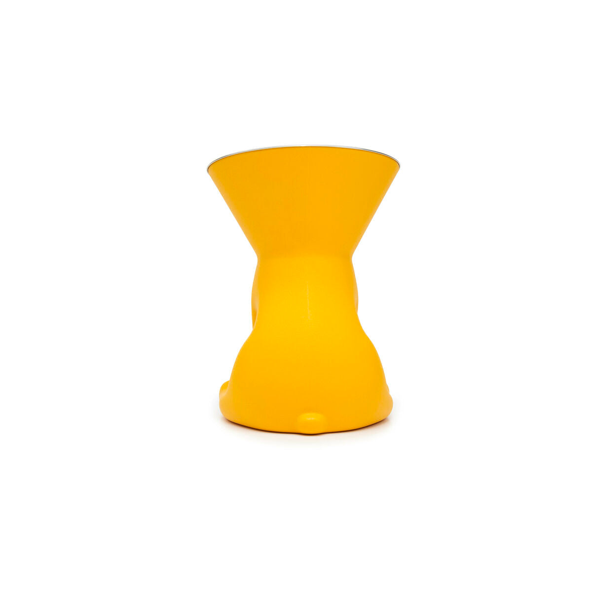 Hund Feeder United Pets Elisabeth Yellow Rustfrit stål Polyetylen 1 L