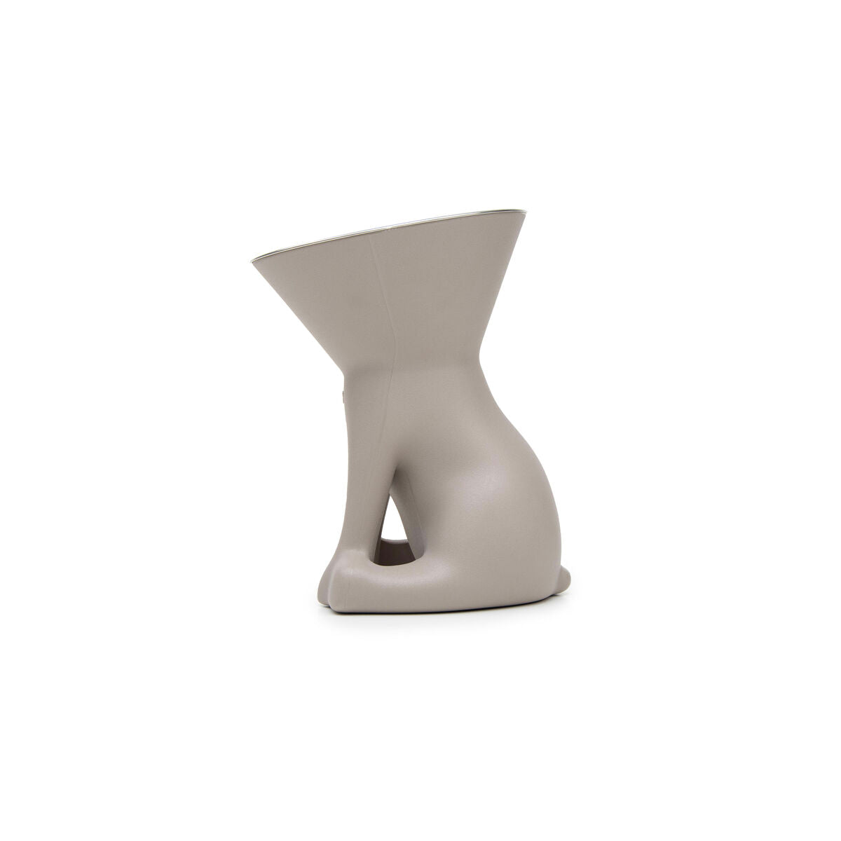 Hund Feeder United Pets Up Elisabeth Grå Rustfrit stål Polyetylen 1 L