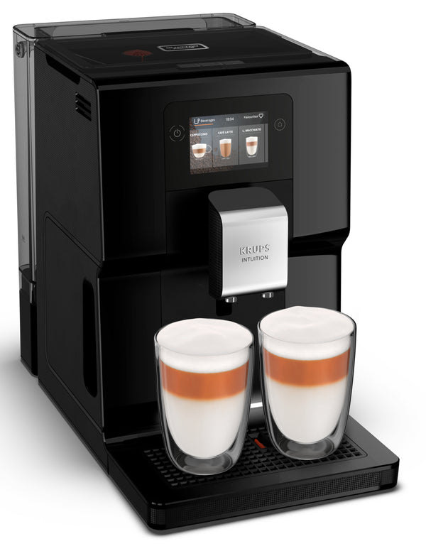 Krups Intuition Preference EA873 Automatisk kaffemaskine Sort
