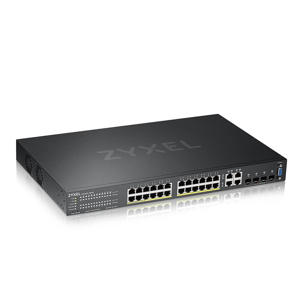 Zyxel GS2220-28HP Switch 24-porte Gigabit  PoE+