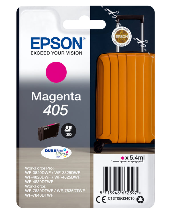 Epson 405 Magenta 300 sider Blæk C13T05G34020