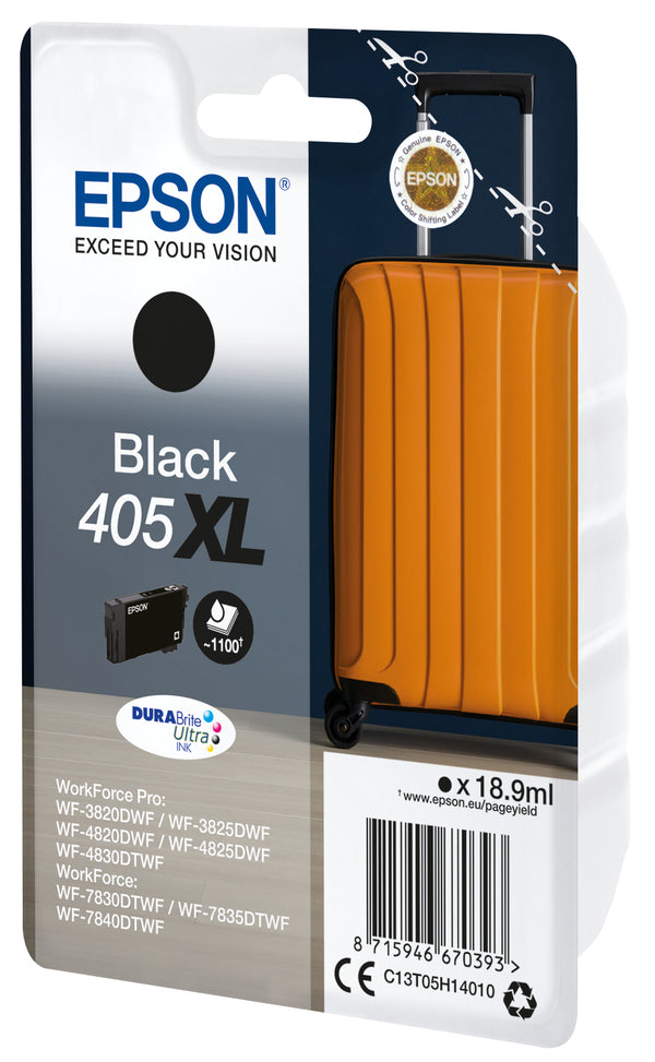 Epson 405XL Sort 1100 sider Blæk C13T05H14010