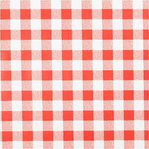 Kraftig Voksdug i Rød og Hvid Tern - 140 cm x 20 m