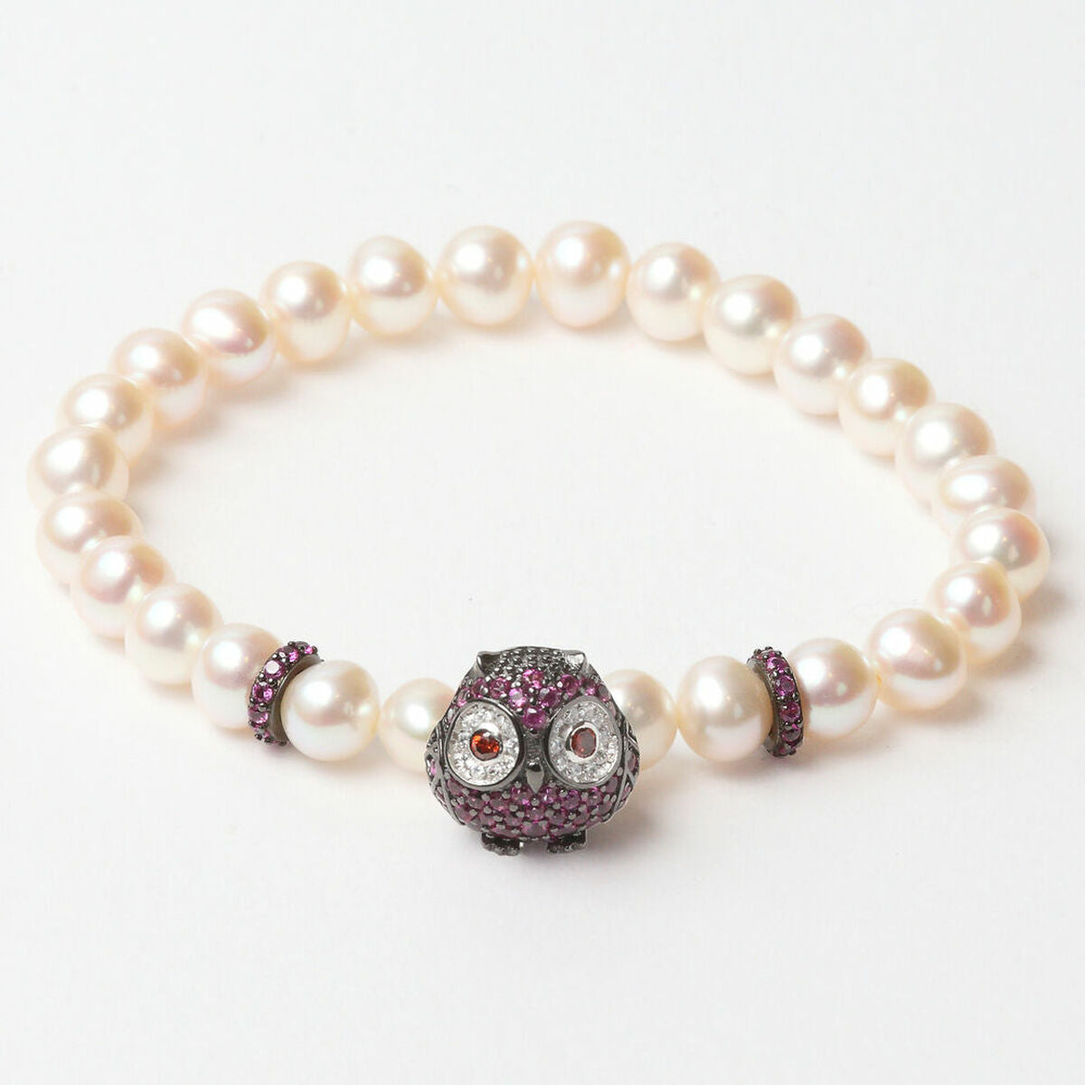 Armbånd til kvinder Lancaster JLA-BR-OWL-5-WH 16 mm