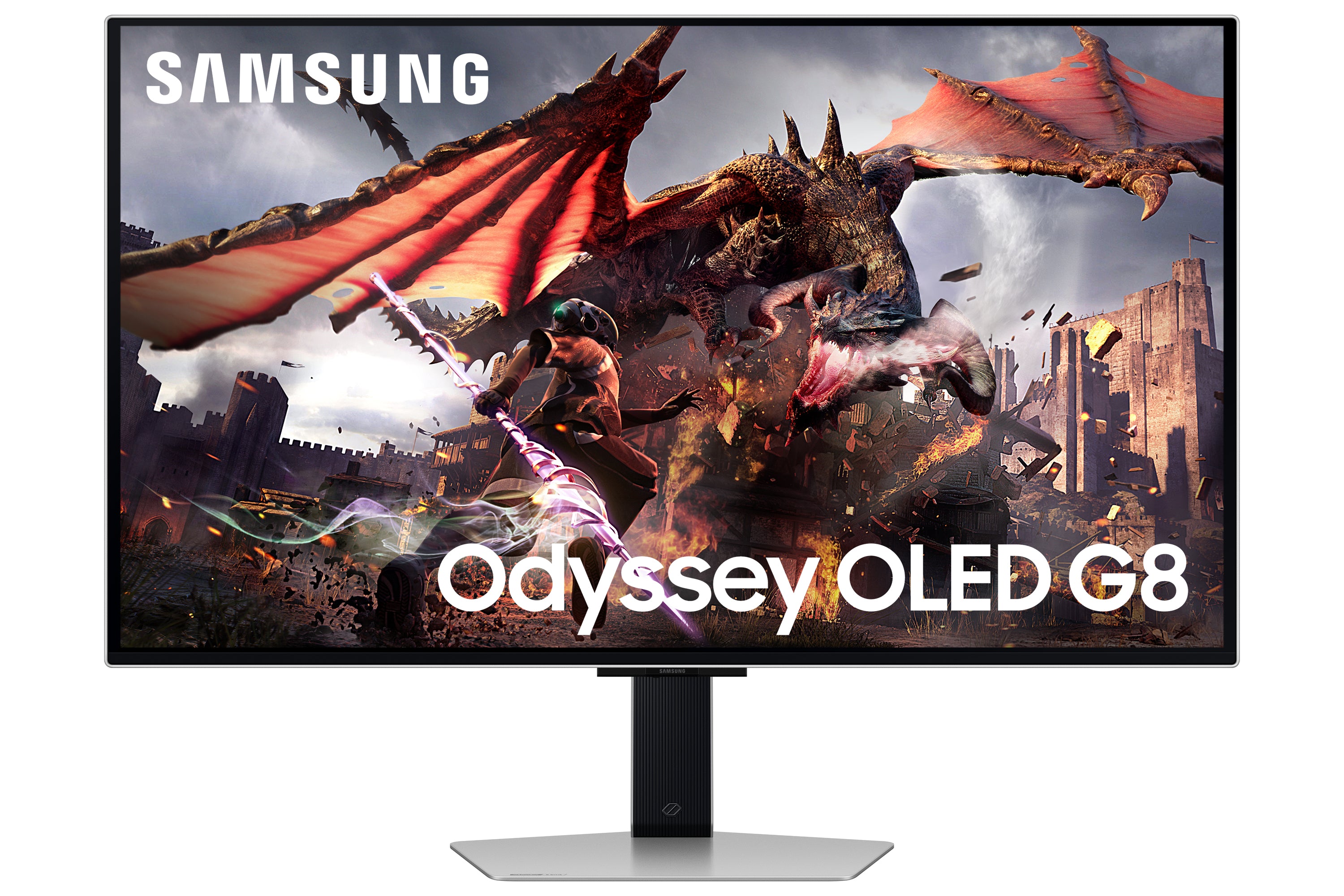 Samsung Odyssey OLED G8 S32DG802SU 32 3840 x 2160 (4K) HDMI DisplayPort 240Hz Pivot Skærm