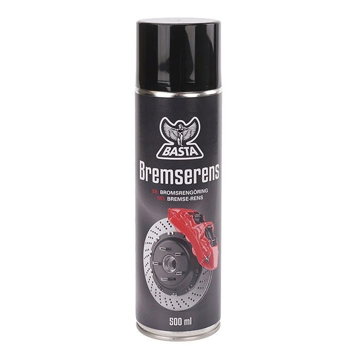 Bremserens 500 ml aerosol til affedtning af bremse- og maskindele - Basta