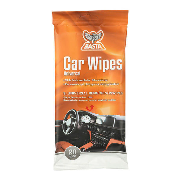Basta car wipes allround 20 stk.