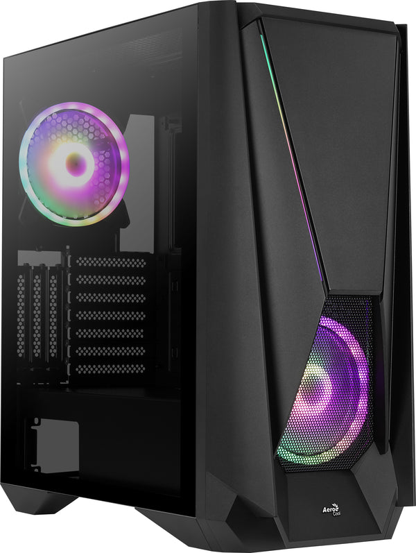 AeroCool Visor Tower Udvidet ATX Sort