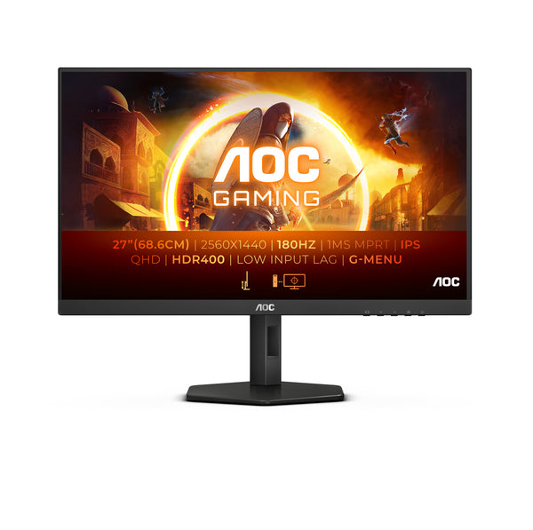 AOC Gaming Q27G4X 27 2560 x 1440 (2K) HDMI DisplayPort 180Hz Pivot Skærm