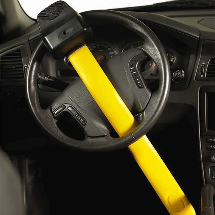 Ratlås til bil - kraftig Stoplock Pro i hærdet stål, forsikringsgodkendt - Stoplock