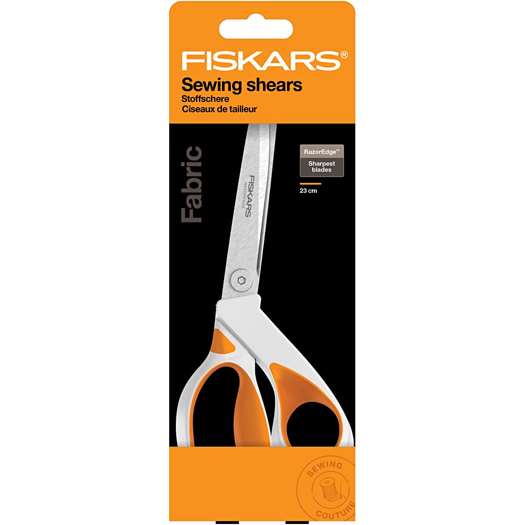 Fiskars Fabric RazorEdge Softgrip®, L: 23 cm, 1 stk.