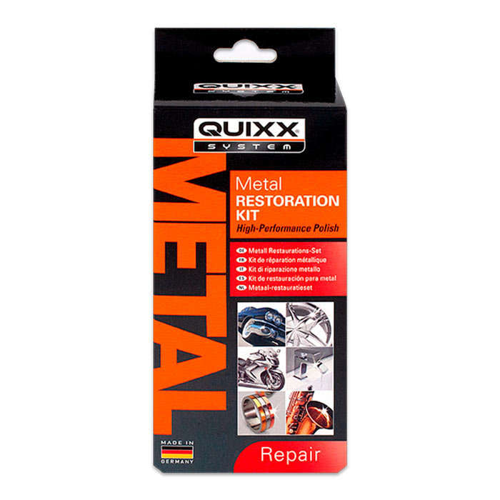 Metalreparationssæt til ridser og oxid på krom, stål og aluminium - Quixx