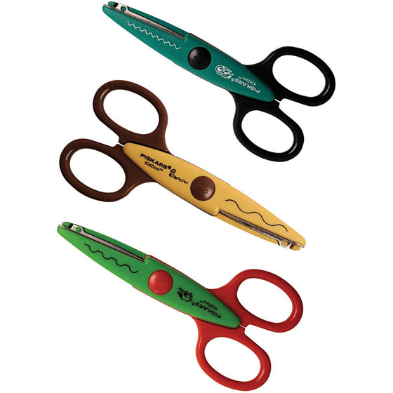 Fiskars Kidzors™ Mønstersakse, 3 stk./ 1 pk.