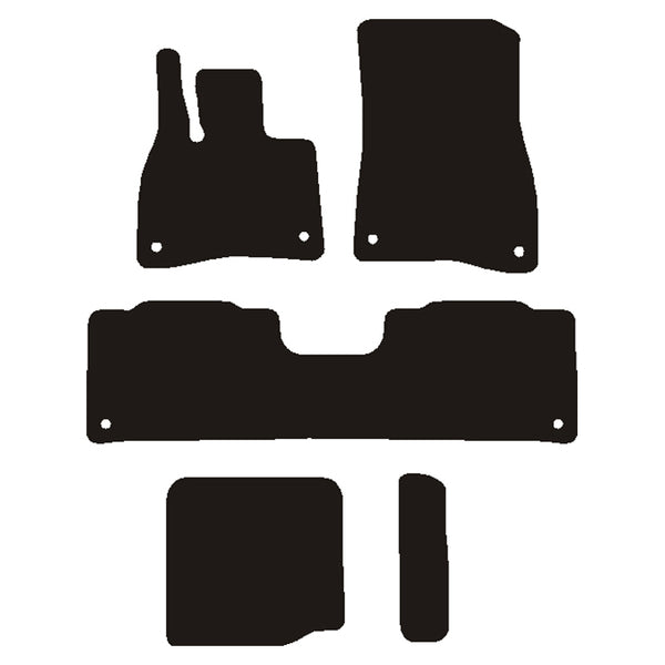 Måtter Mercedes EQS SUV (X296) 7P 2022-