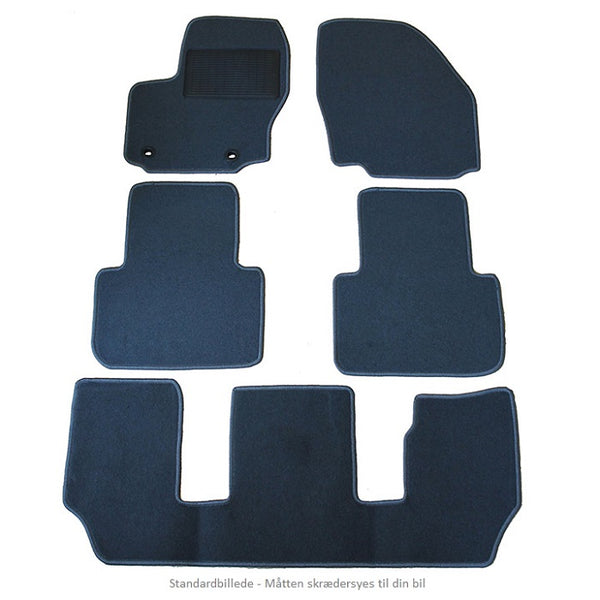 Måtter VW Touran 7P 05/2015- Sort Nålefilt