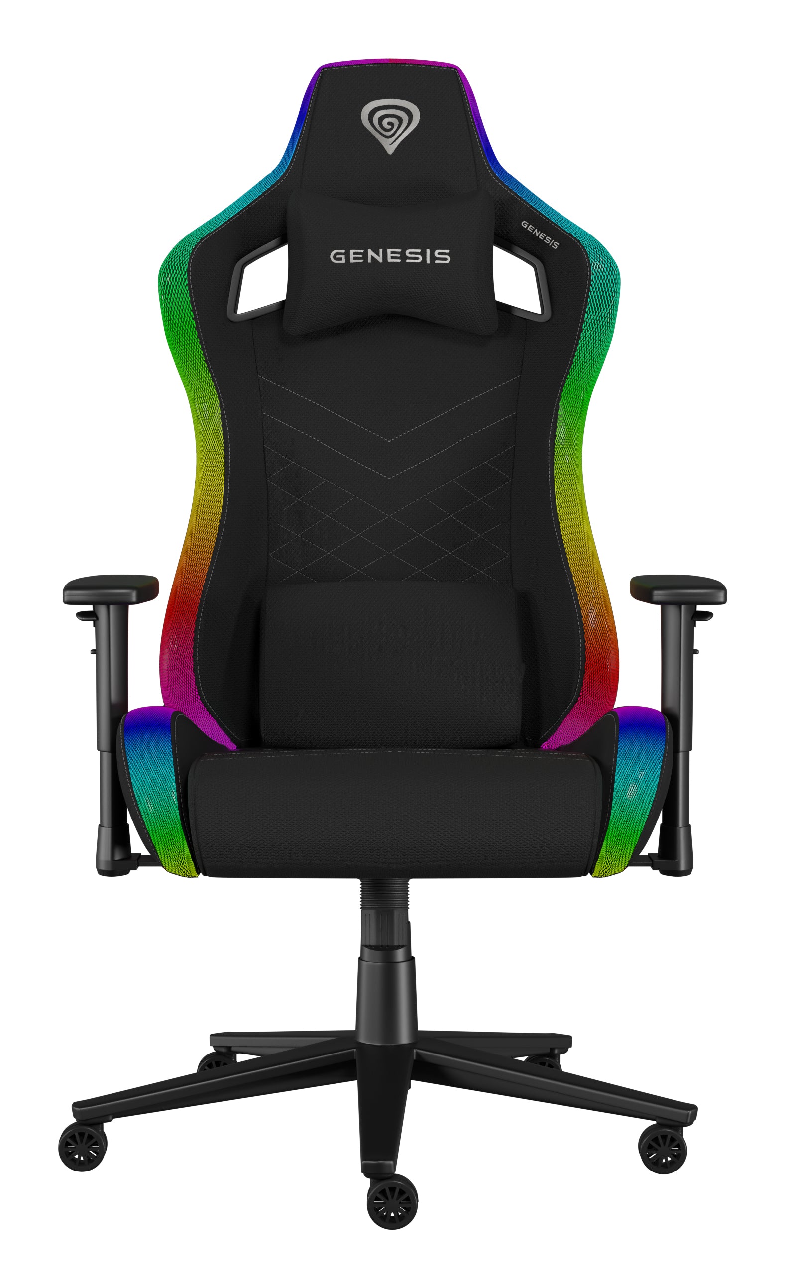 FOTEL GAMINGOWY GENESIS TRIT 660 RGB CZARNY