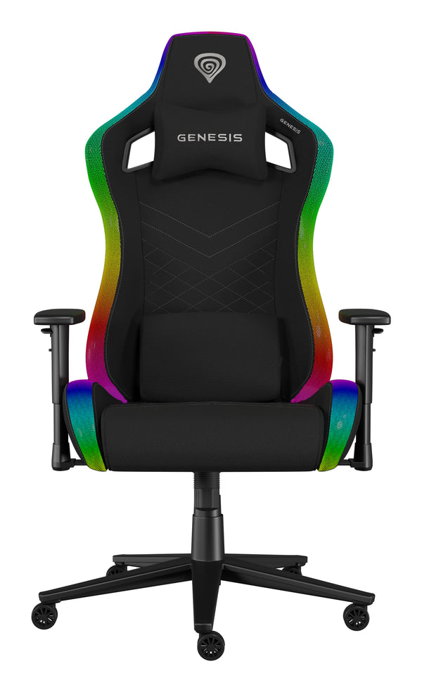 FOTEL GAMINGOWY GENESIS TRIT 660 RGB CZARNY