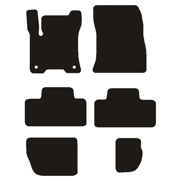 Diamond velourmåtter Mercedes EQB (X243) 2021-