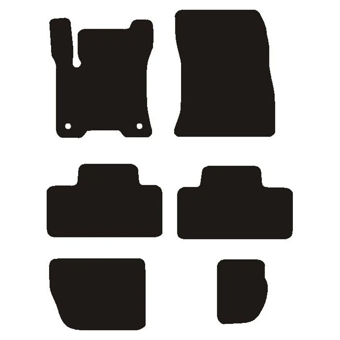 Diamond velourmåtter Mercedes EQB (X243) 2021-