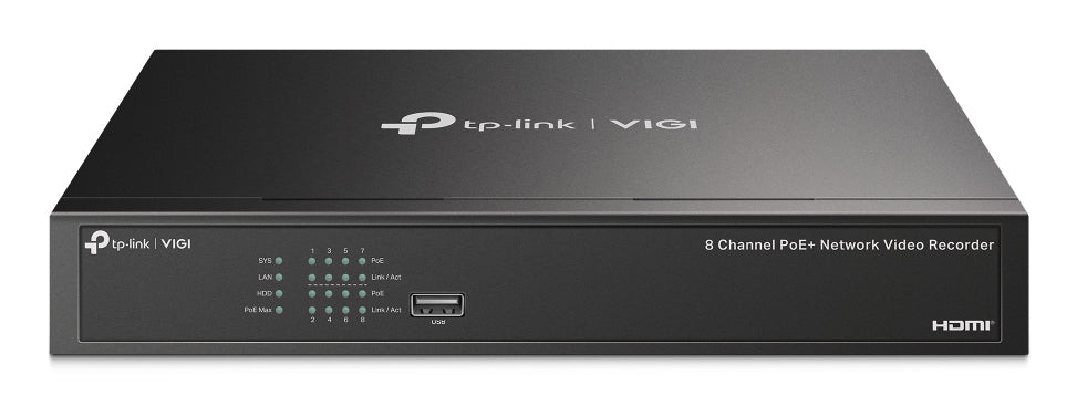 TP-Link VIGI NVR1008H-8P V1 Standalone NVR