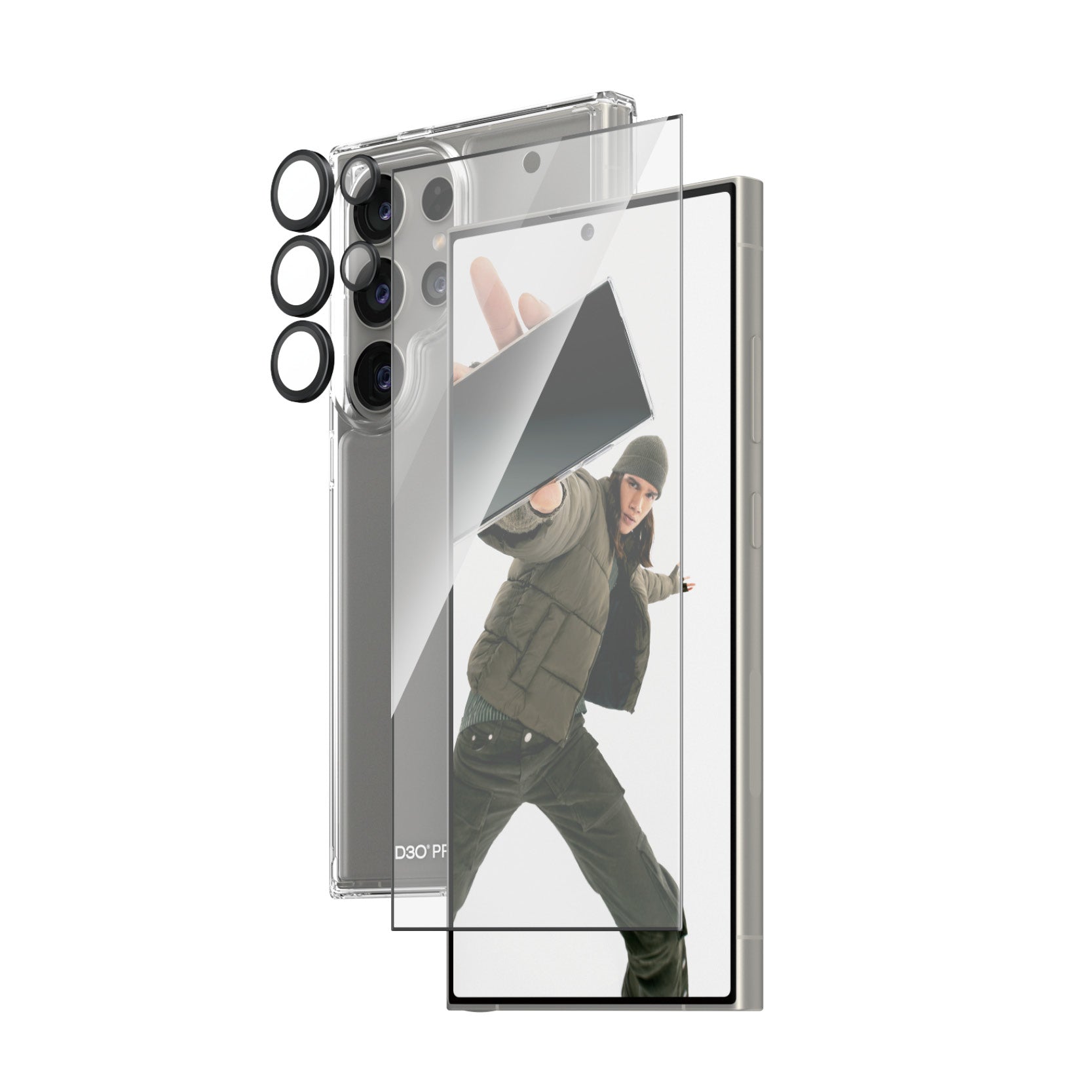 PanzerGlass Skærm/objektiv/rygbeskyttersæt Transparent Samsung Galaxy S24+
