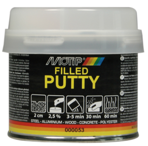 Motip Glasfiberspartel 1kg.