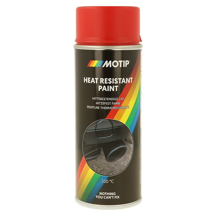 Varmefast rød lak 300°C 400 ml - Motip