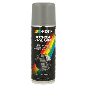Motip læder og vinyl maling Grå 200ml